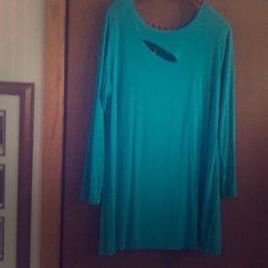 Comfy brand XL turquoise top